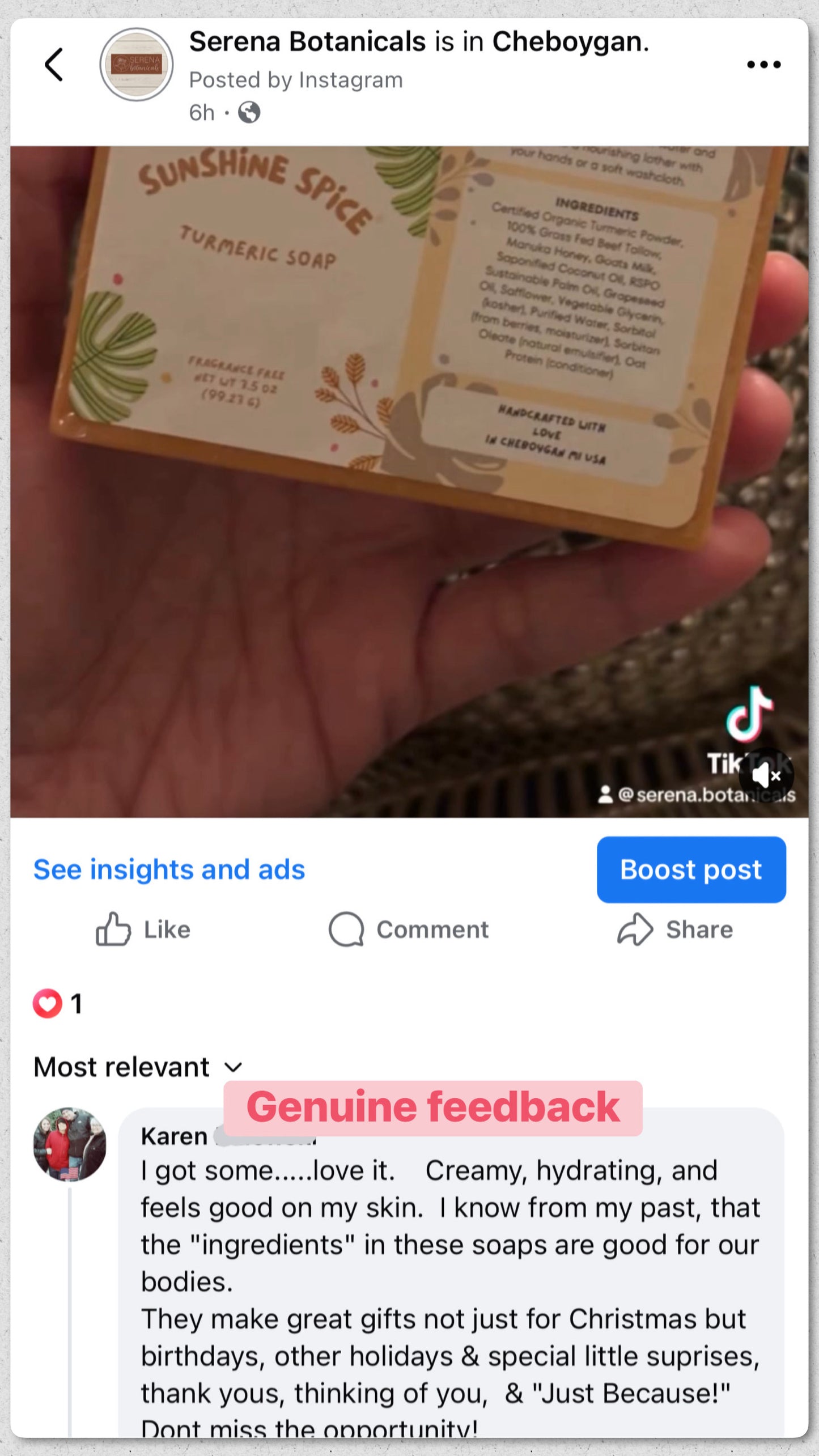 Mori Bliss (Moringa Soap)